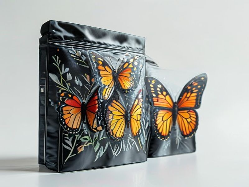 Pack 2 Tobilleras Mariposa Plateadas