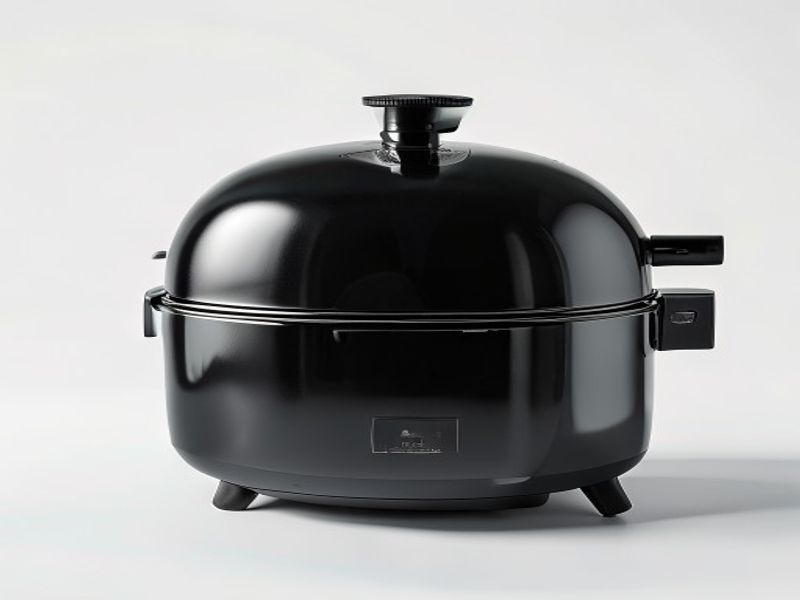 Patbrela Freidora de aire de 5,5 L Horno caliente eléctrico 8 en 1