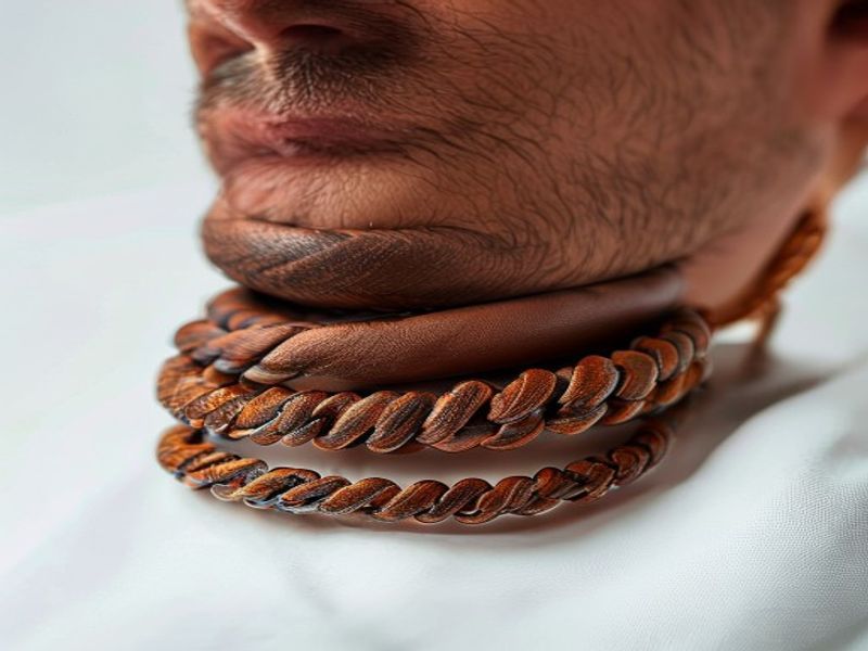Pulsera trenzada de cuero Vintage multicapa para hombre