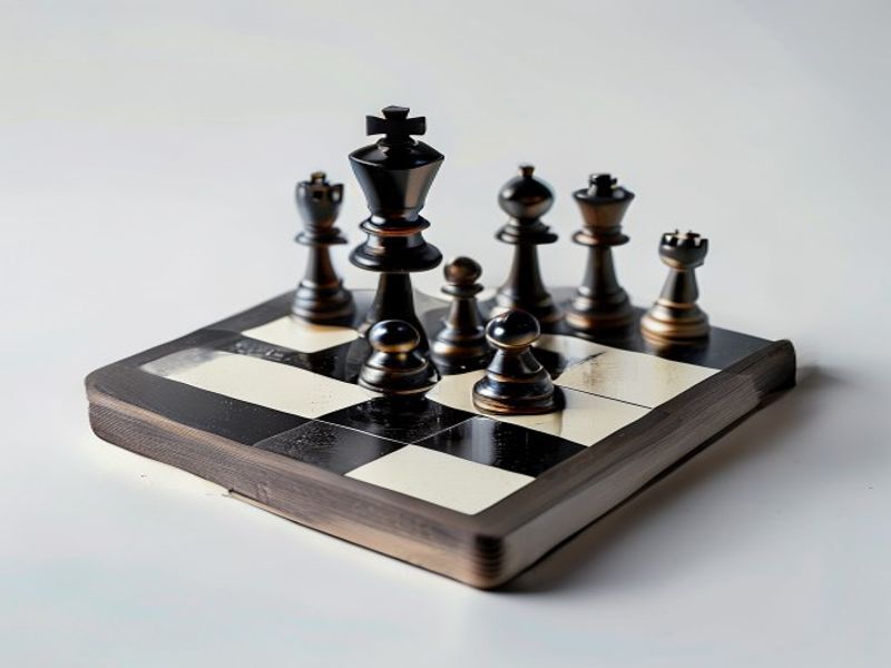 Tablero de ajedrez portátil para juegos familiares