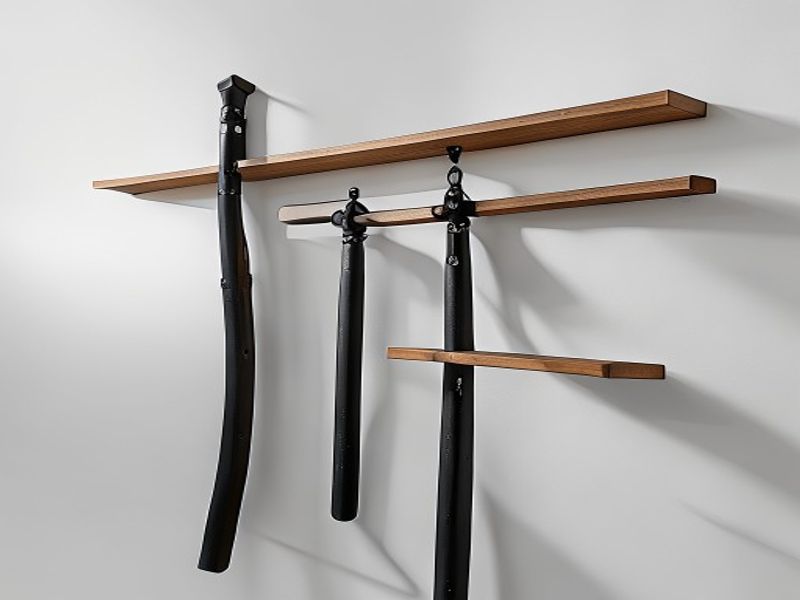 Vasagle Perchero de Pared con 8 Ganchos y Estante