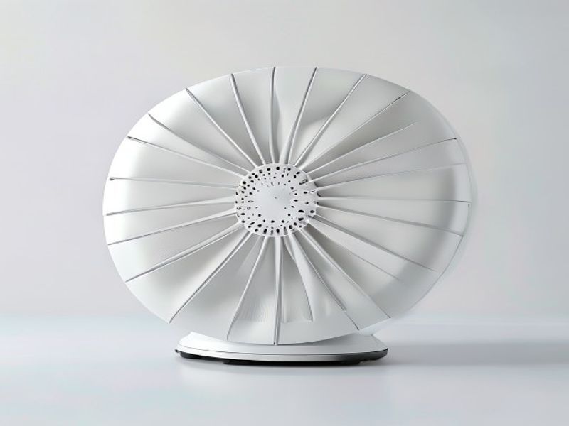 Ventilador de Pie Blanco 10” 85W