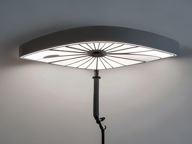 Ventilador de techo con luz LED 36W Blanco