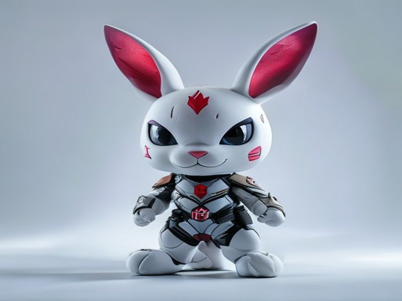 Youtooz League of Legends Peluche Conejo de Batalla Gris 9"