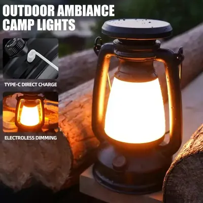 Decoración de carga, luz de ambiente, luz de caballo Retro, lámpara Led de escritorio