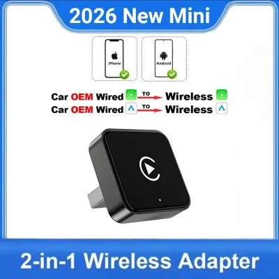 Adaptador CarPlay/Android Auto Inalámbrico 2 en 1