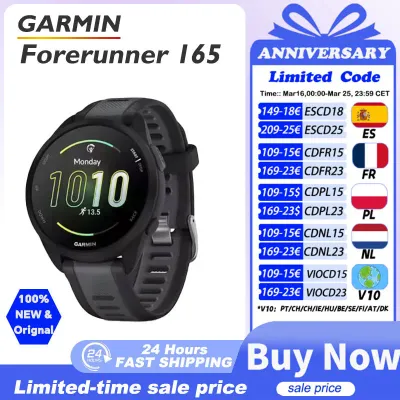 GARMIN Forerunner 165 pulse ox sensor