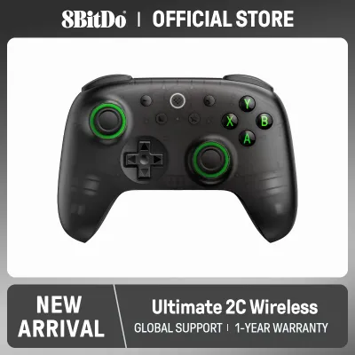 8BitDo Ultimate 2C - Mando de Juegos Inalámbrico para Windows y Android