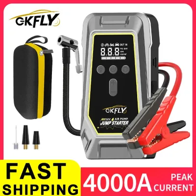 Arrancador Portátil 4000A con Compresor