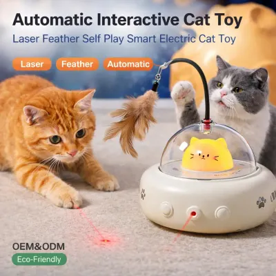 Juguete OVNI Interactivo para Gatos