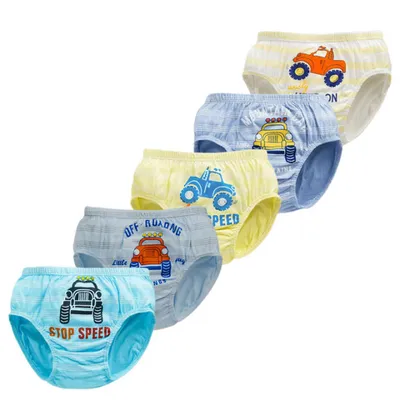 Ropa interior de algodón suave para niños