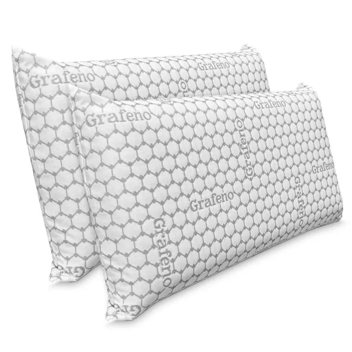 Pack 2 Almohadas Visco Carbono Antiestrés Somnia Descanso