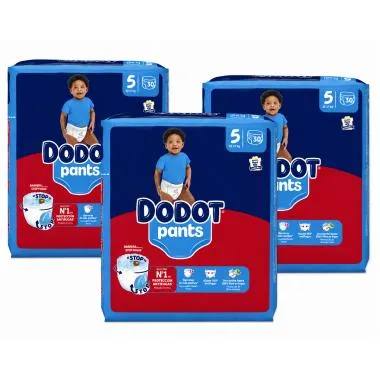 Dodot Pants Talla 5 - Pack Ahorro 90 Pañales (3x30)