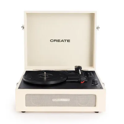 Tocadiscos Retro con Bluetooth, USB, SD, MicroSD y Mp3