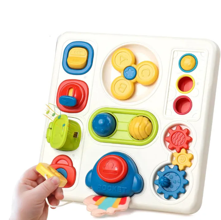 Tablero Montessori 8 en 1 con Sonido y Luces