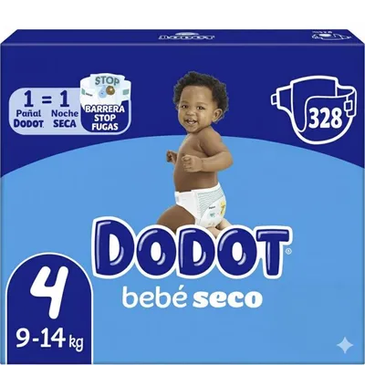 Dodot Bebé Seco - Pack Ahorro Pañales
