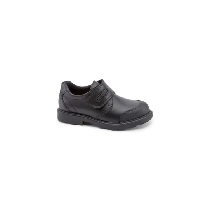 Pablosky Zapatillas Colegiales Velcro Piel Negra para Niños