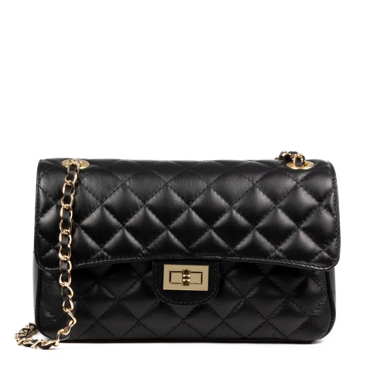 Bolso de Hombro Firenze Artegiani Caeli de Piel Italiana