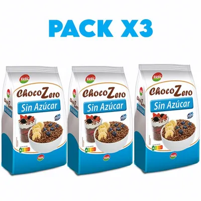 PACK X3 CEREALES CHOCO ZERO