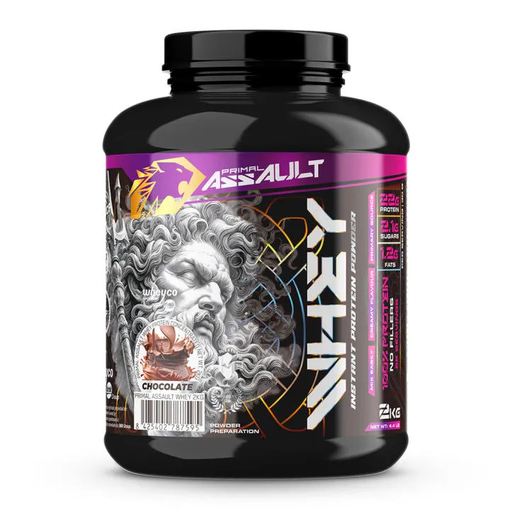 ASSAULT 100% Concentrado de Proteína de Suero WHEYCO® - Desarrollo Muscular