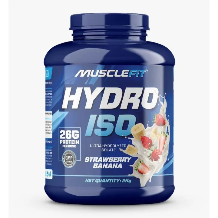HYDRO ISO 2kg MUSCLEFIT AISLADO DE PROTEÍNA