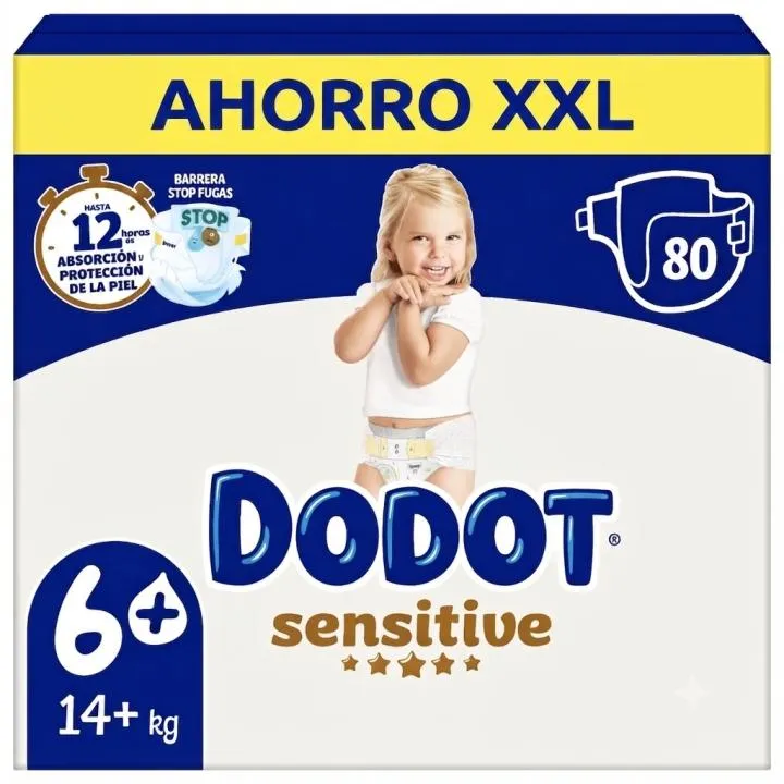 Dodot Sensitive Pañal Bebé Pack Mensual en Miravia