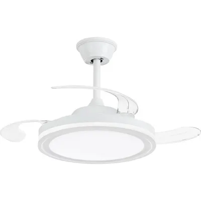 NARVI Ventilador de techo Jamaica 8941 WH