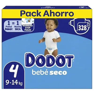 Dodot Bebé Seco - Pack Ahorro Pañales