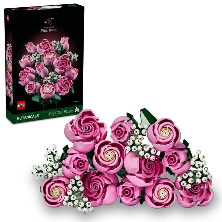 LEGO Botanicals Ramo de Rosas Rosadas 10374