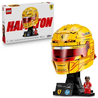 LEGO 43022 Ediciones Scuderia Ferrari HP: Casco de Lewis Hamilton