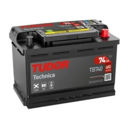 Tudor TB740 Batería de Coche 12V 74Ah 680A Gama Technica