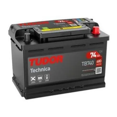 Tudor TB740 Batería de Coche 12V 74Ah 680A Gama Technica