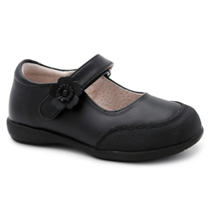 Bubble Kids Zapatos Colegiales Niña 1654 Velcro Puntera Reforzada