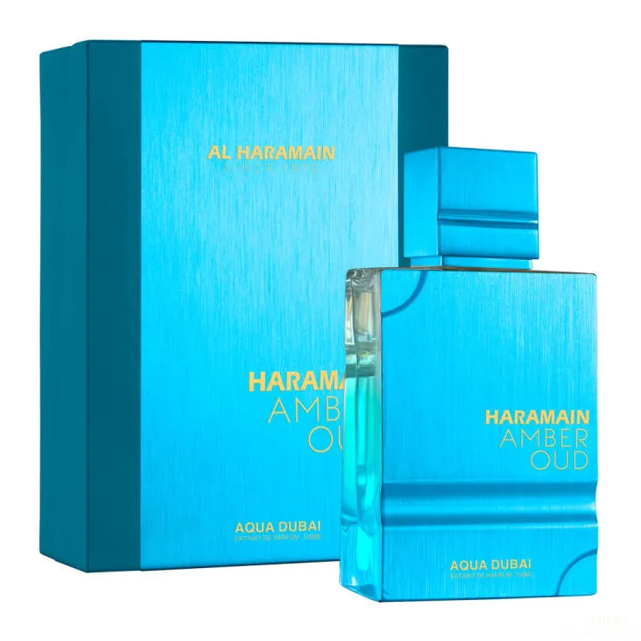 AL HARAMAIN Amber Oud Aqua Dubai Eau de Parfum 100 ml - Fragancia Unisex Aromática Frutal