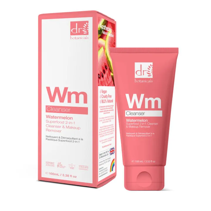 Dr Botanicals Limpiador y Desmaquillante 2 en 1 de SandÃa 100ml