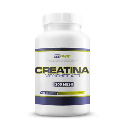 Creatina Monohidrato 200 Mesh - 120 Cápsulas Vegetales