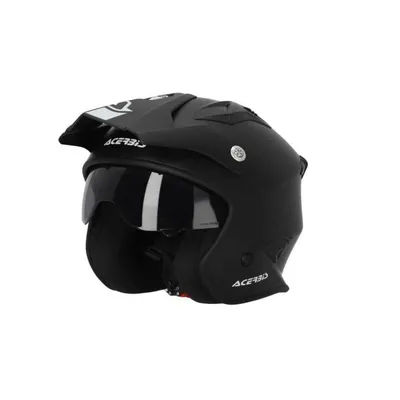 Casco Jet Trial Off-Road Acerbis Aria Matt Black 22.06
