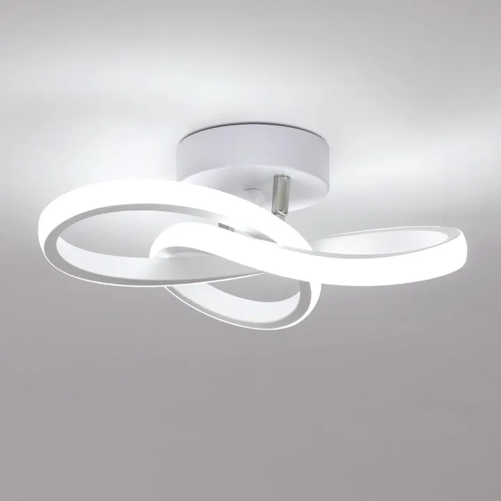 Lámpara de Techo Moderna LED TK Diseño Espiral para Pasillos y Entradas