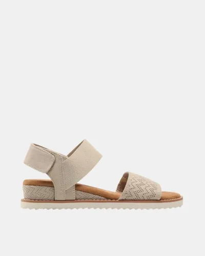 SKECHERS 31440 BOBS DESERT KISS Sandalias Abiertas Mujer Blanco