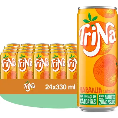 24 latas de Trina Naranja
