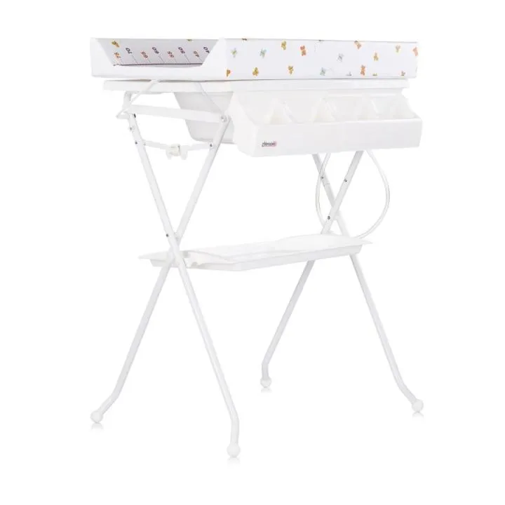 CHIPOLINO Bañera para Bebé AQUA con Soporte Plegable y Cambiador