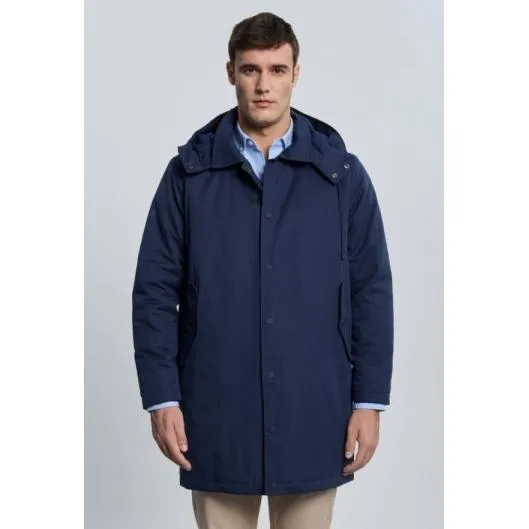Parka Valecuatro Azul Marino Elegante y Versátil