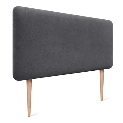 DHOME Cabecero Tapizado Liso Redondeado Tela con Patas para Pared Acústicos Cabeceros Absorbentes Cabezal Cama Colores