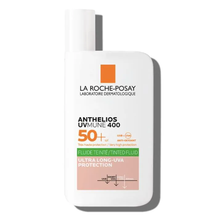 Crema facial La Roche-Posay Anthelios UVMune 400 con color