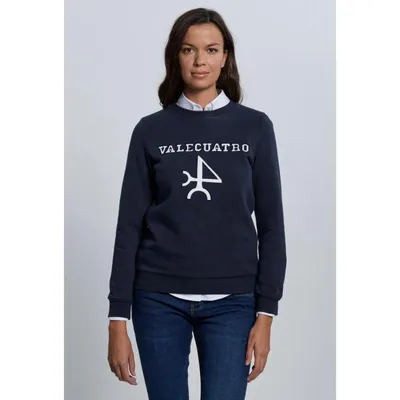 Sudadera Valecuatro Logo Azul Marino para Hombre