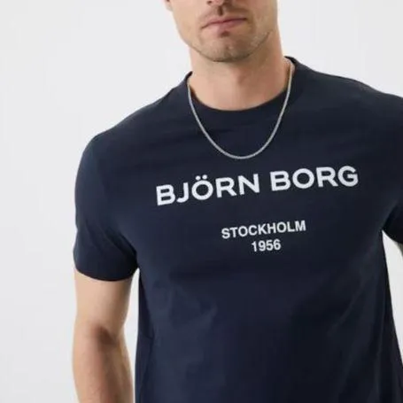 Camiseta Björn Borg Logo Manga Corta