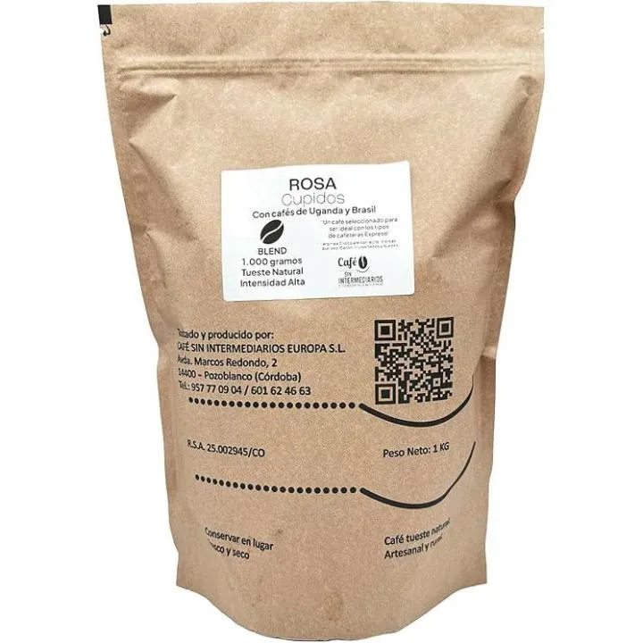 Café mezcla India y Brasil