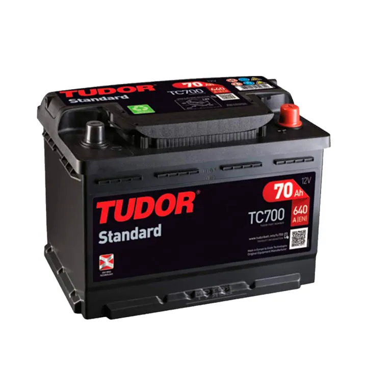 Tudor TC700 BaterÃa de Coche 70Ah 640A