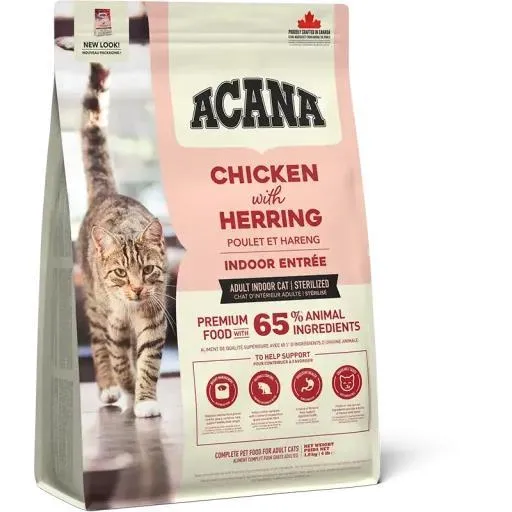 Acana Pienso Indoor Entrée para Gatos de Pollo - 4.5 KG