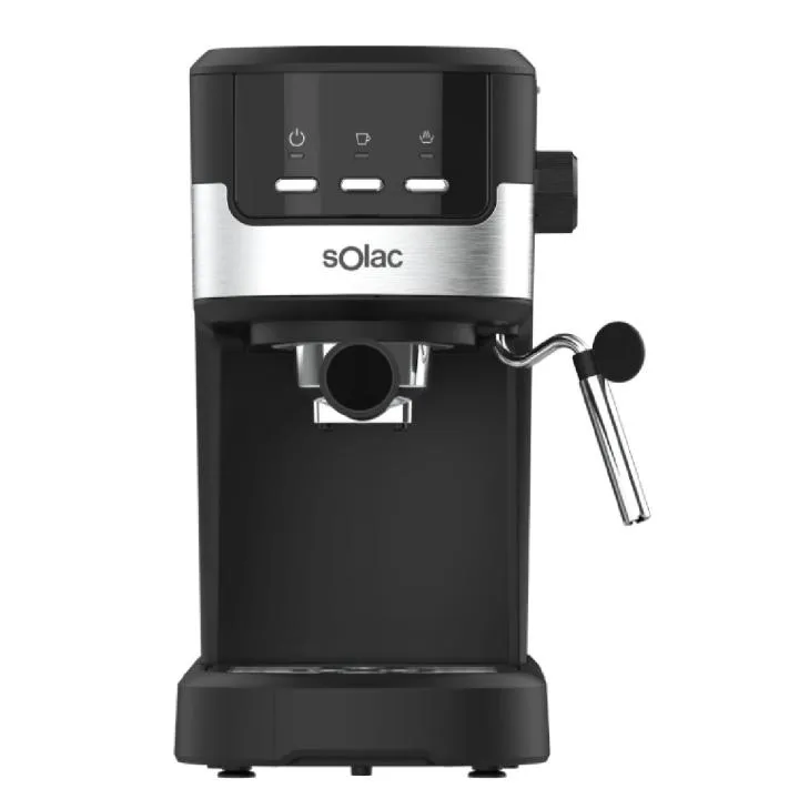 Solac Cafetera Espresso Taste Slim Basic: Café Cremoso y Aroma Mejorado